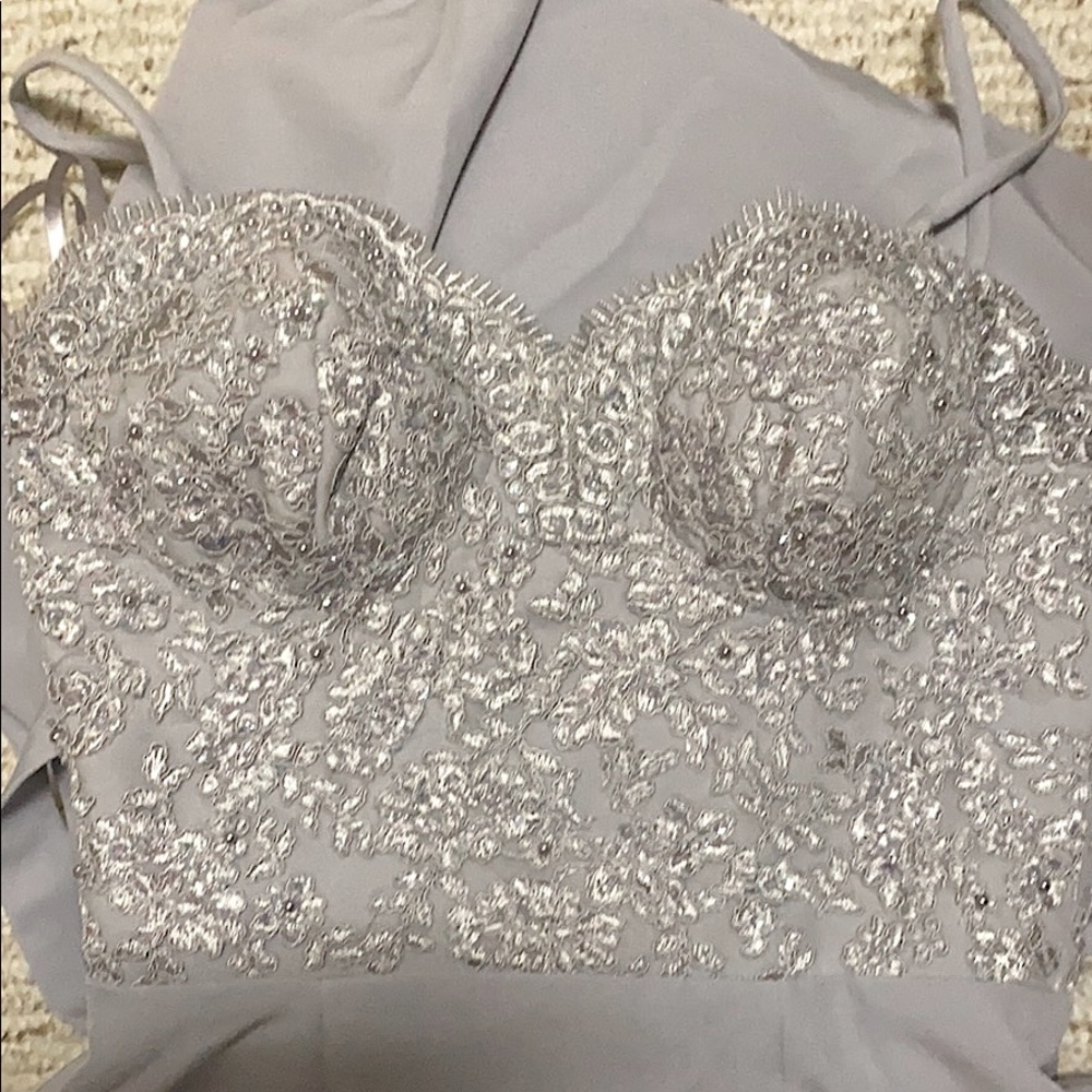 Portia and Scarlett ‘Frozen’ Evening, Prom, Gala, Bridesmaid, Dress, Fitted,Gown - Picture 7 of 9